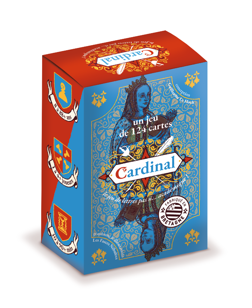 Boîte Jeu Cardinal - Recto (Face Reine)